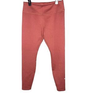 NIKE Therma-Fit Leggings Performance Athletic Athleisure Womens L Pomegranate
